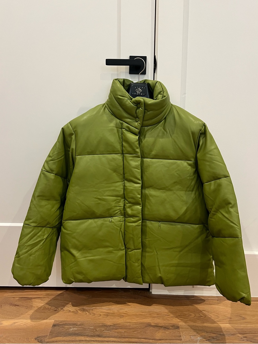 NWT FRNCH Olive Green Puffer Jacket (US Women Small)